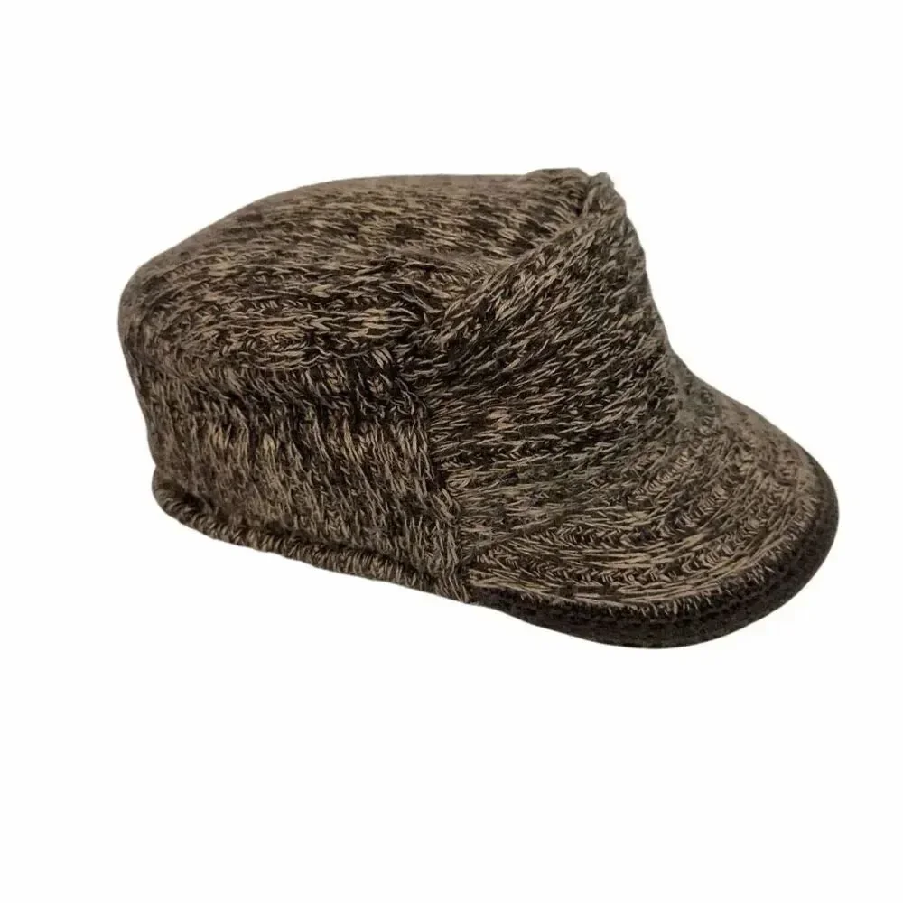 Baby Gap Brown Knit Baseball style hat M/L